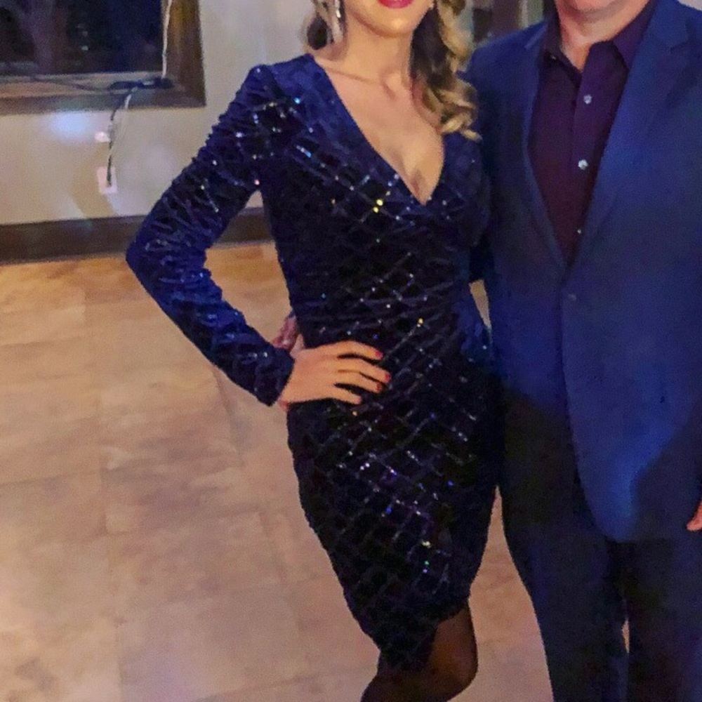 Gorgeous Velvet, Sequin Dress